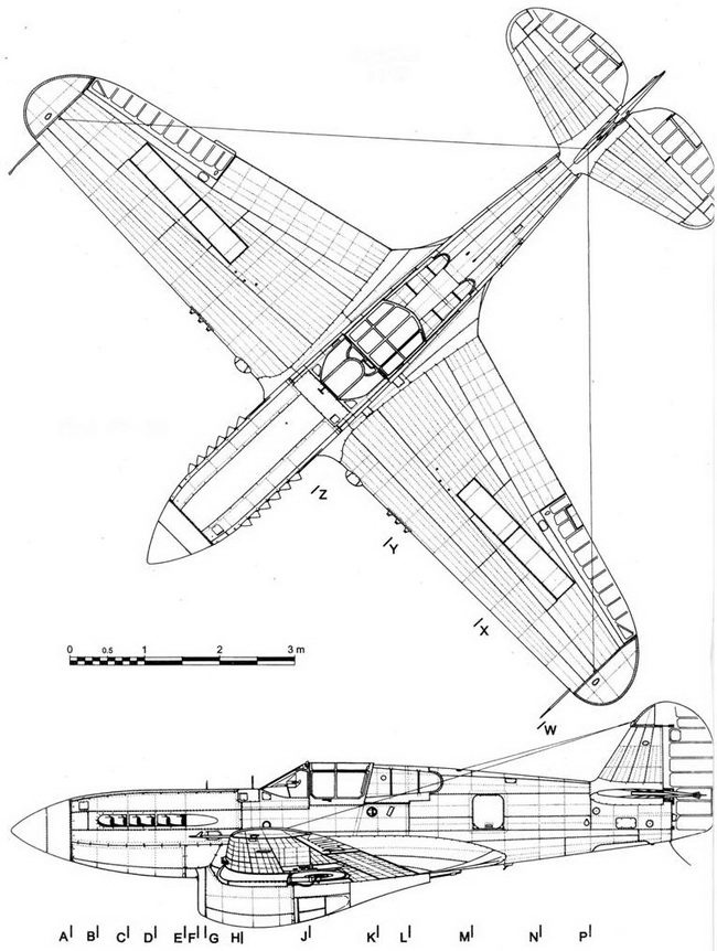 Curtiss P-40.  3