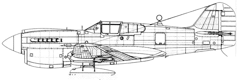 Curtiss P-40.  3