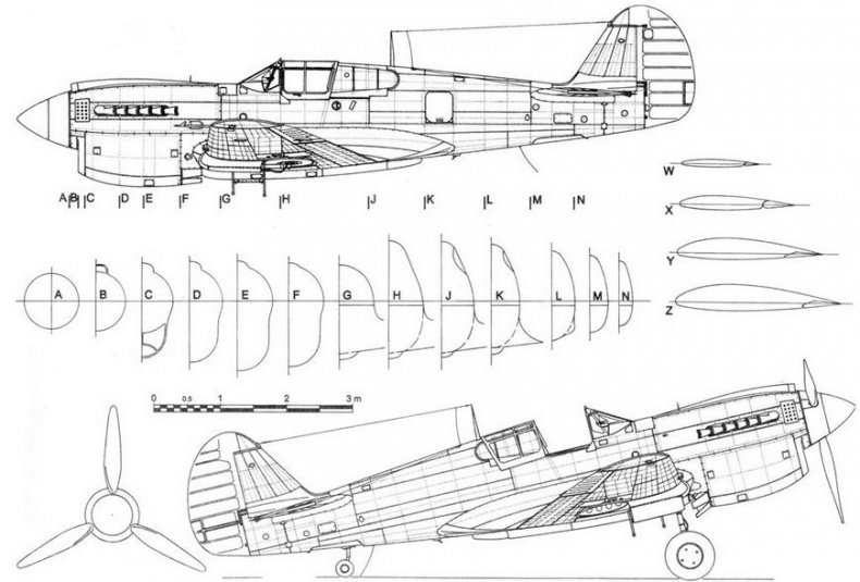 Curtiss P-40.  3