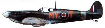 Supermarine Spitfire.  1