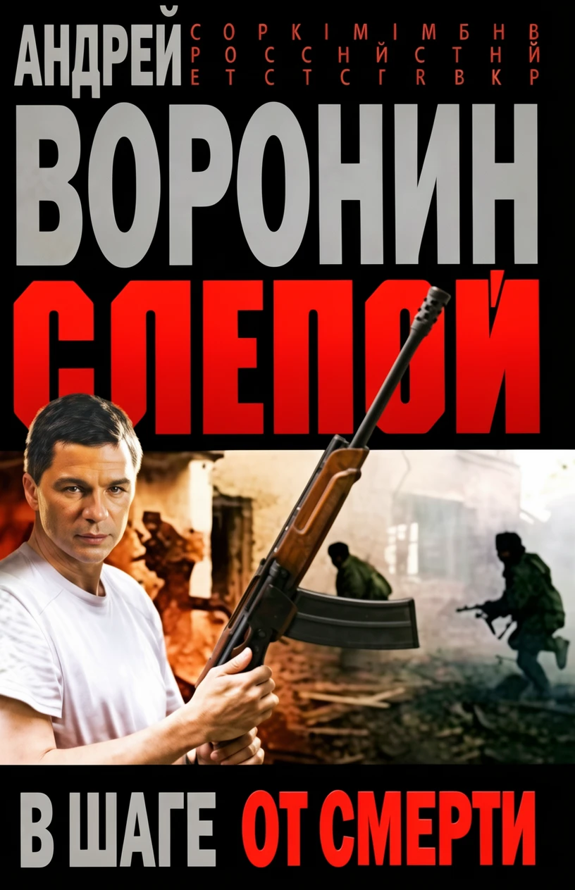 Книга Слепой в шаге от смерти