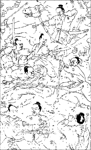 Иллюстрация к книге — Рыцарь золотого веера [Golden-Knight-fans-06.png]