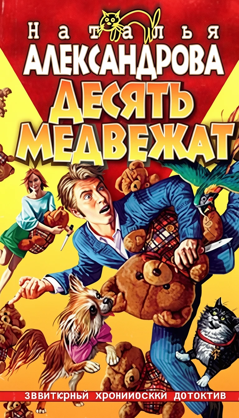 Книга Десять медвежат