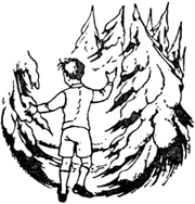 Иллюстрация к книге — Лев, Колдунья и Платяной шкаф [Lion-Witch-and-Wardrobe-08.jpg]