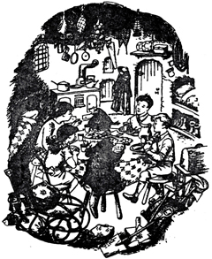 Иллюстрация к книге — Лев, Колдунья и Платяной шкаф [Lion-Witch-and-Wardrobe-19.jpg]