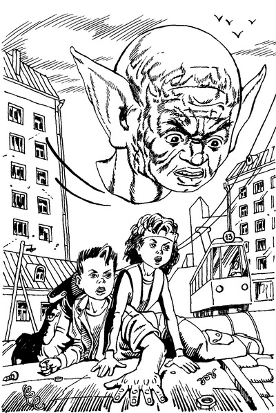 Иллюстрация к книге — Ягге и магия вуду [ = Гроб на колесиках ] [Yagge-and-voodoo-magic-004.jpg]