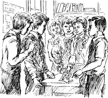 Иллюстрация к книге — Васек Трубачев и его товарищи [i_035.png]