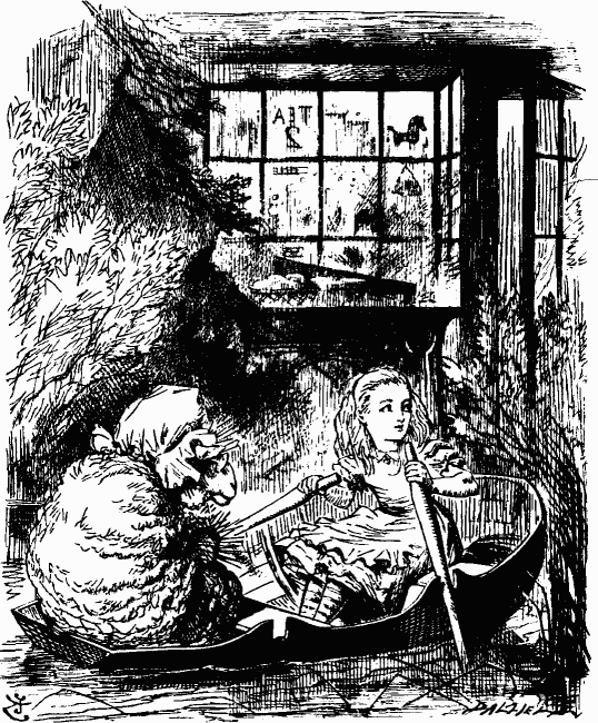 Иллюстрация к книге — Сквозь зеркало и что там увидела Алиса, или Алиса в Зазеркалье [bdtofb2im_31.png]