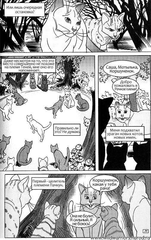 Иллюстрация к книге — Манга. Звездоцап и Саша: Возвращение в племена [65.jpg]