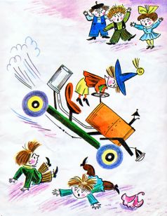 Иллюстрация к книге — Как Незнайка катался на газированном автомобиле [i_011.jpg]