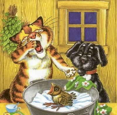 Иллюстрация к книге — Как подружились Пузик и Тузик [img_84.jpg]