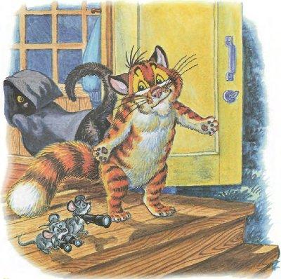 Иллюстрация к книге — Пузик и Тузик идут по следу [img_41.jpg]