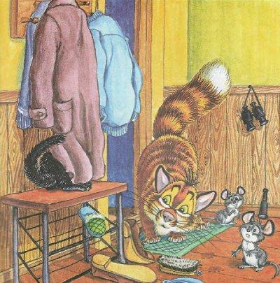 Иллюстрация к книге — Пузик и Тузик идут по следу [img_42.jpg]