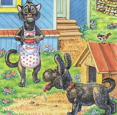 Иллюстрация к книге — Пузик и Тузик идут по следу [img_71.jpg]