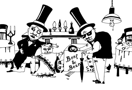 Иллюстрация к книге — Трое из Блумсбери, не считая кота и кренделя [i_041.jpg]