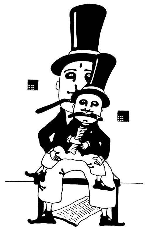 Иллюстрация к книге — Трое из Блумсбери, не считая кота и кренделя [i_047.jpg]