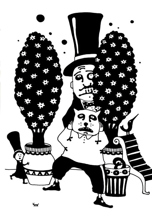 Иллюстрация к книге — Трое из Блумсбери, не считая кота и кренделя [i_052.jpg]