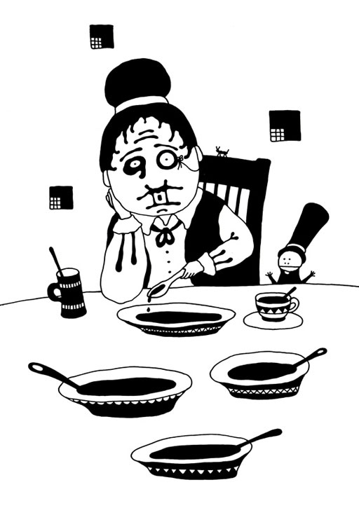 Иллюстрация к книге — Трое из Блумсбери, не считая кота и кренделя [i_058.jpg]