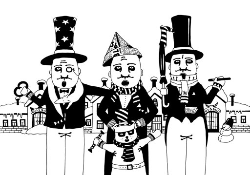 Иллюстрация к книге — Трое из Блумсбери, не считая кота и кренделя [i_066.jpg]