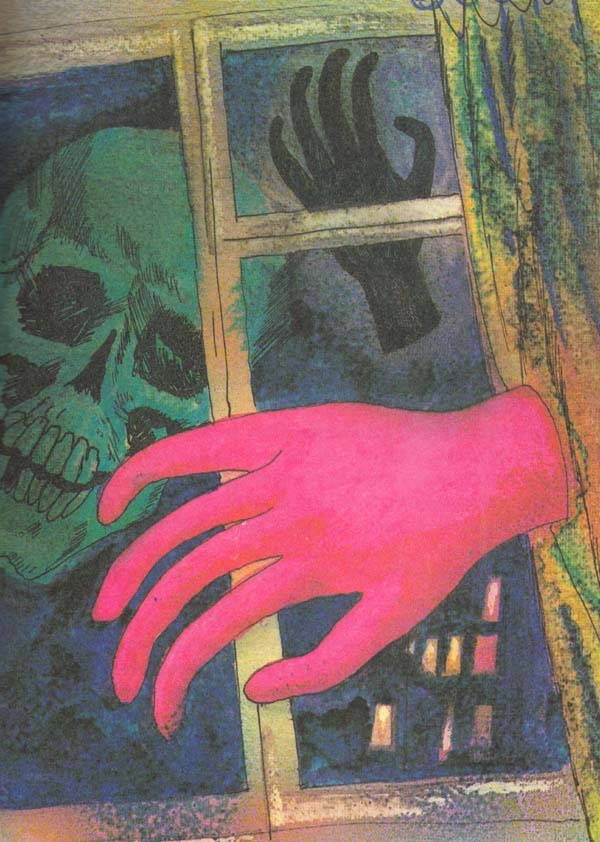 Иллюстрация к книге — Красная Рука, Черная Простыня и Зеленые Пальцы. Жуткий детский фольклор [i_012.jpg]
