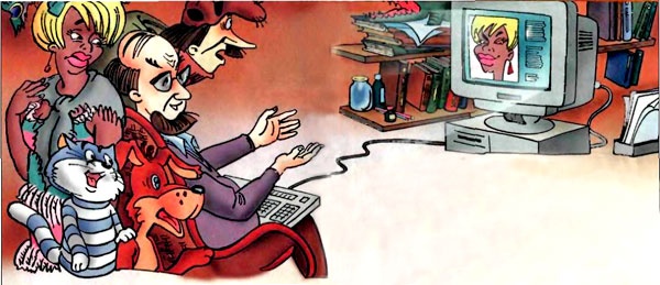 Иллюстрация к книге — Дядя Федор идет в школу, или Нэнси из Интернета в Простоквашино [i_069.jpg]