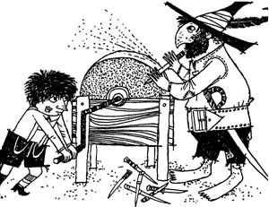 Иллюстрация к книге — Разбойник Хотценплотц и перцовый пистолет [i_033.jpg]