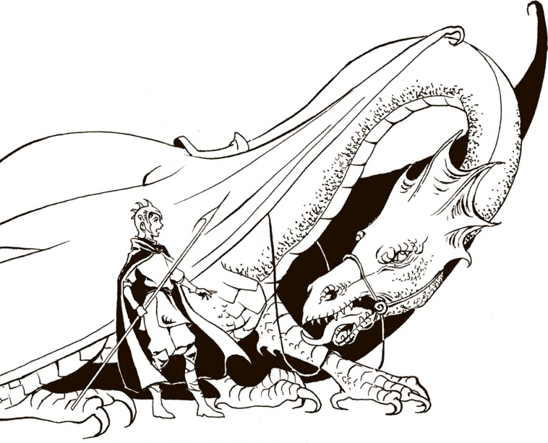 Иллюстрация к книге — Там - рыцарь Дракона [i_002.jpg]