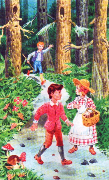 Иллюстрация к книге — Трое в заколдованном лесу [i_002.jpg]