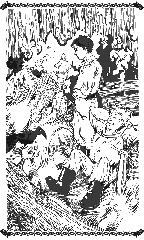 Иллюстрация к книге — Очарованный дембель. У реки Смородины [i_001.jpg]