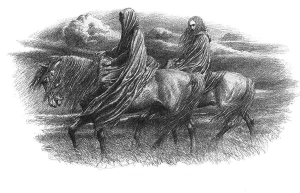 Иллюстрация к книге — Дети Хурина [alan_lee_thechildrenofhurin_bw_20_lite.jpg]