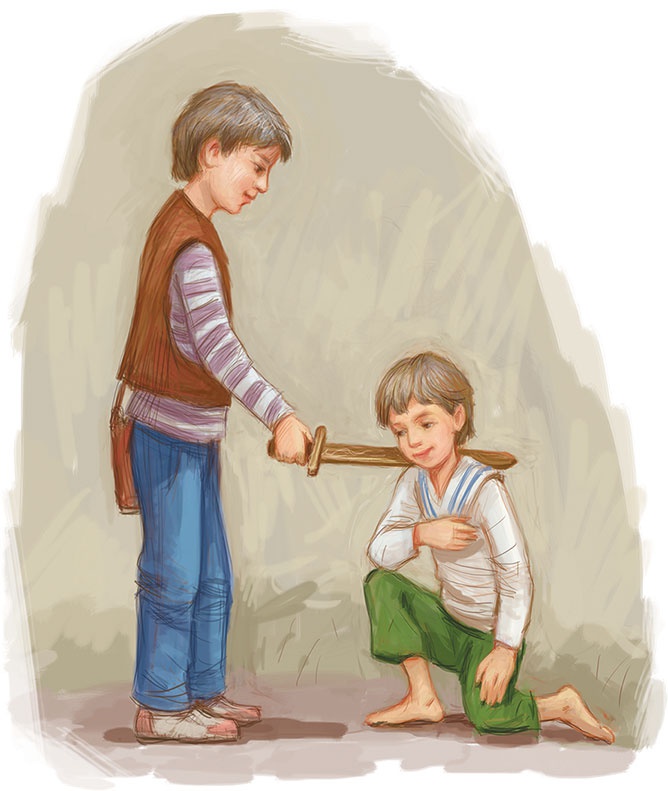 Иллюстрация к книге — Калле Блюмквист и Расмус [i_001.jpg]