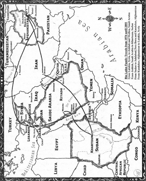 Иллюстрация к книге — Семья Усамы бен Ладена. Жизнь за высокой стеной [i_001.jpg]