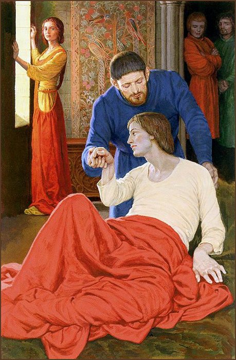 Иллюстрация к книге — Роман о Тристане и Изольде [i_022.jpg]