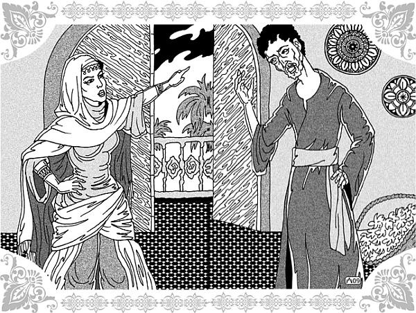 Иллюстрация к книге — Али-Баба и сорок разбойниц [_14.jpg]