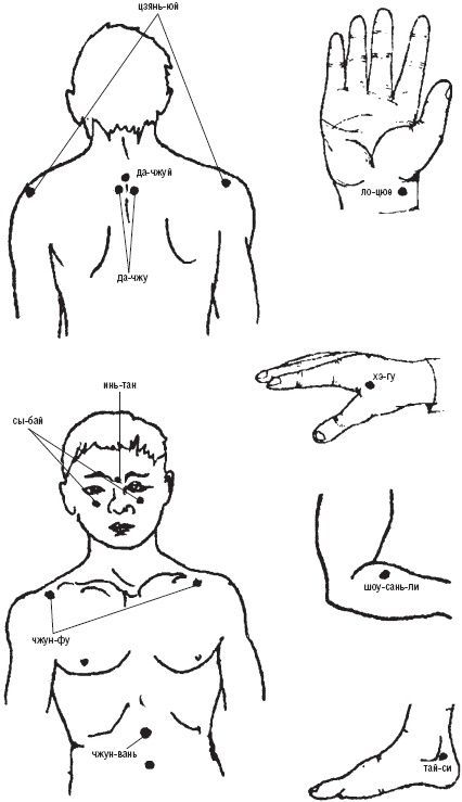 Иллюстрация к книге — Лечебные точки организма. Снимаем боли в сердце и в области живота [_43.jpg]