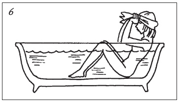 Иллюстрация к книге — Невидимая гимнастика для тех, кто следит за своей фигурой. Гимнастика в офисе, лифте, на пляже, по дороге на работу [i_014.jpg]