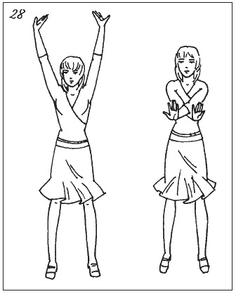 Иллюстрация к книге — Невидимая гимнастика для тех, кто следит за своей фигурой. Гимнастика в офисе, лифте, на пляже, по дороге на работу [i_035.jpg]