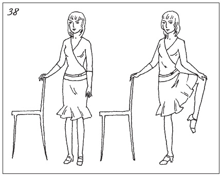 Иллюстрация к книге — Невидимая гимнастика для тех, кто следит за своей фигурой. Гимнастика в офисе, лифте, на пляже, по дороге на работу [i_044.jpg]