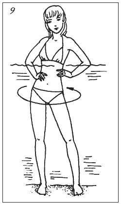 Иллюстрация к книге — Невидимая гимнастика для тех, кто следит за своей фигурой. Гимнастика в офисе, лифте, на пляже, по дороге на работу [i_064.jpg]