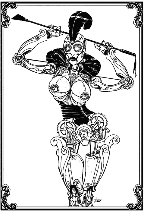 Иллюстрация к книге — Пистолет для мертвеца [mechwhore.jpg]