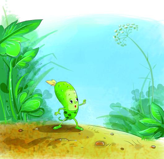 Иллюстрация к книге — Про Огуречика и Помидорика [_008.jpg]