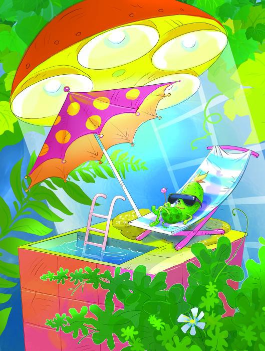 Иллюстрация к книге — Про Огуречика и Помидорика [_019.jpg]