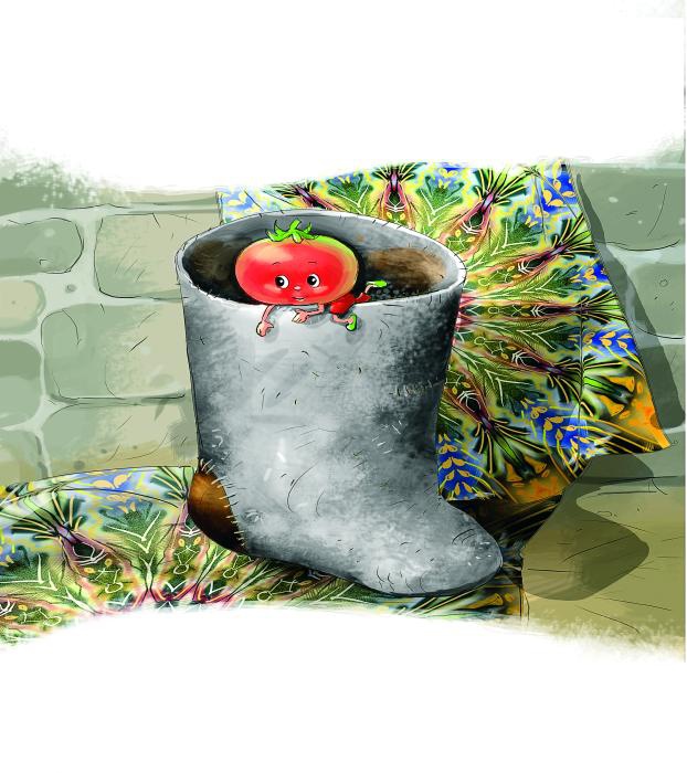 Иллюстрация к книге — Про Огуречика и Помидорика [_031.jpg]