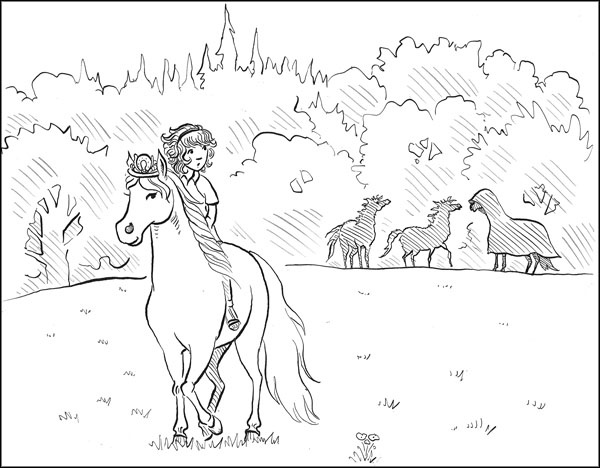 Иллюстрация к книге — Принцессы пони. Приз мечты [_035.jpg]