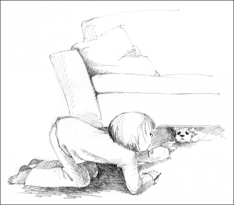 Иллюстрация к книге — Щенок Элфи, или Не хочу быть один! [_092.jpg]