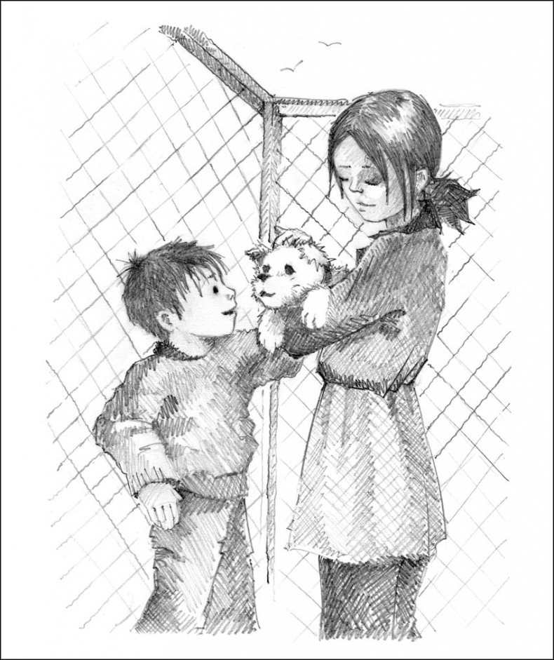 Иллюстрация к книге — Щенок Элфи, или Не хочу быть один! [_118.jpg]