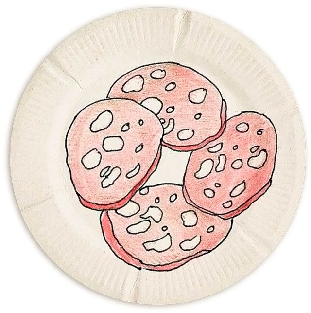 Иллюстрация к книге — Истории про еду с рисунками и рецептами автора [i_002.jpg]