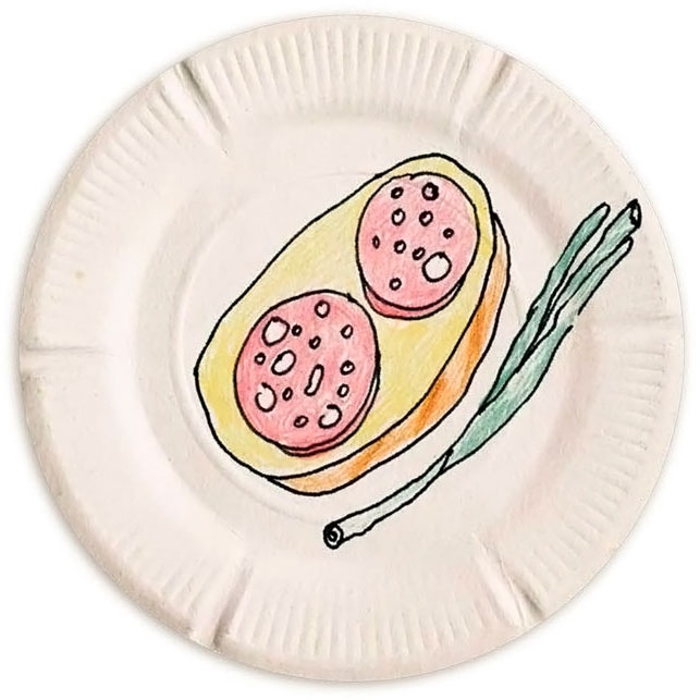 Иллюстрация к книге — Истории про еду с рисунками и рецептами автора [i_003.jpg]