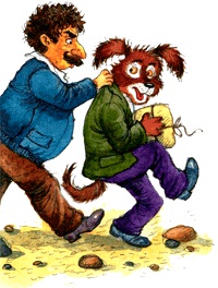 Иллюстрация к книге — Пес спешит на помощь [img75.jpg]