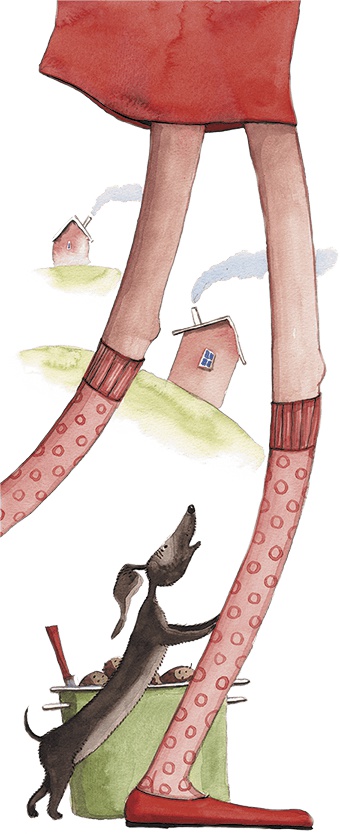 Иллюстрация к книге — Большая маленькая девочка. История первая. Как приручить город [i_009.jpg]